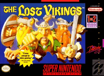 Lost Vikings, The (USA) (Beta) box cover front